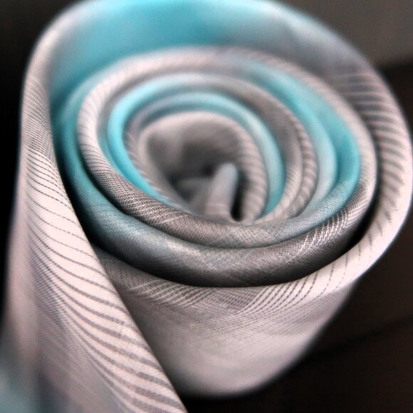 JF and Hi-Tie Shades of Blue Neck Ties Set of Two - Picture 7 of 8